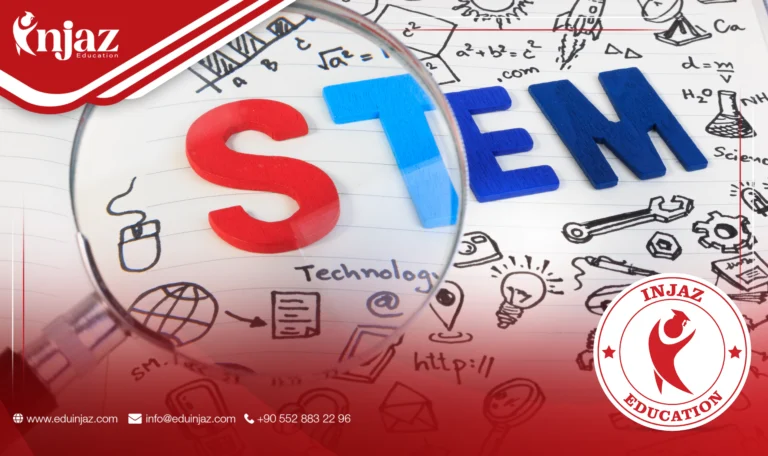 STEM يمثل العلوم، التكنولوجيا، الهندسة، والرياضيات، وهو نموذج تعليمي يركز على توفير تعليم شامل ومتعدد التخصصات، يستجيب للتحديات الحقيقية .